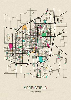 Springfield Map