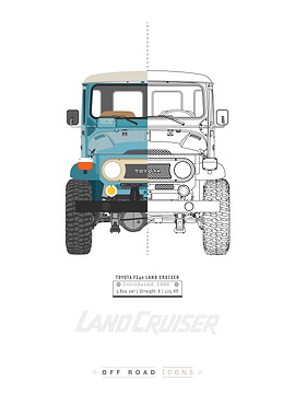 FJ40 half color