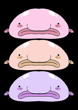 Blobfish Colorful