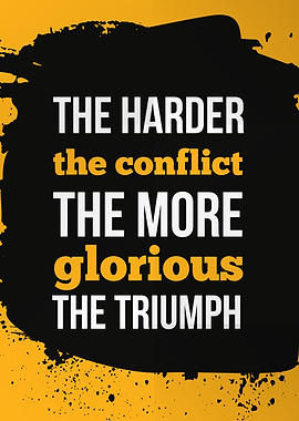 The harder the conflict