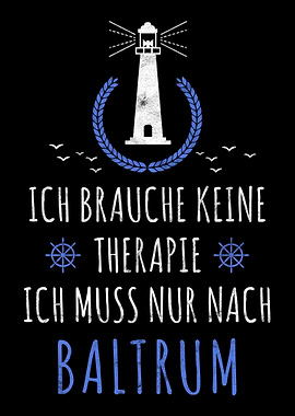 Baltrum Nordsee Spruch