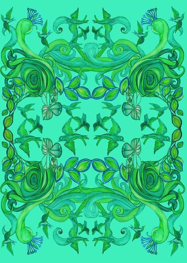 Healing Green Pattern