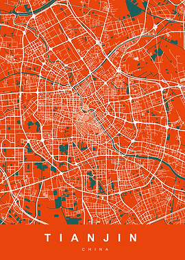 TIANJIN City Map China
