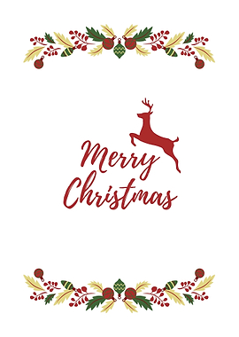 Merry Christmas Reindeer