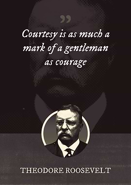 Courtesy is as much a mark