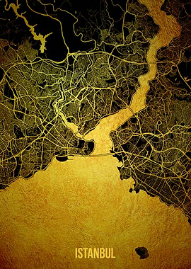 Istanbul gold map