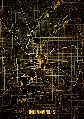 Indianapolis gold map