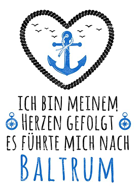 Baltrum Nordsee Spruch