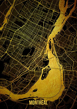 Montreal gold map