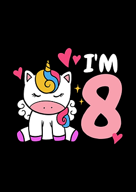 8th Birthday Unicorn