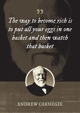 The way to become rich is