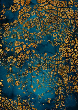 Blue Gold Texture 19