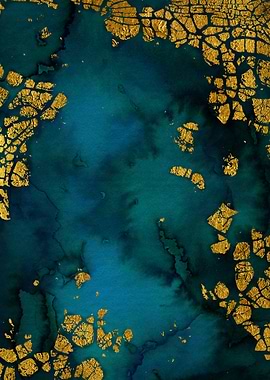 Blue Gold Texture 20