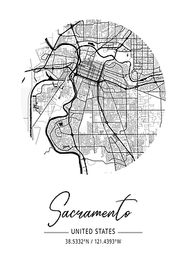 Sacramento City Map