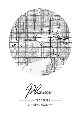 Phoenix City Map