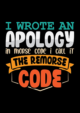 I wrote an apology in