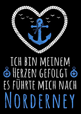 Norderney Nordsee Spruch