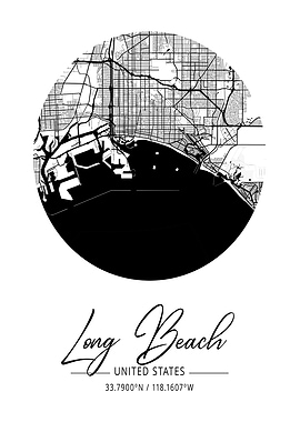 Long Beach City Map