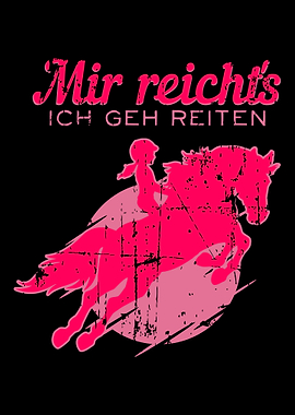Ich ge Reiten Geschenk
