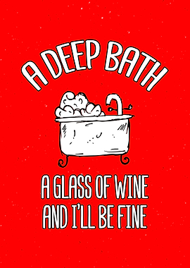 A Deep Bath Wall Art