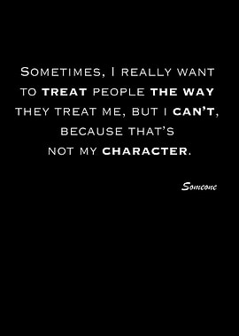 Character quote
