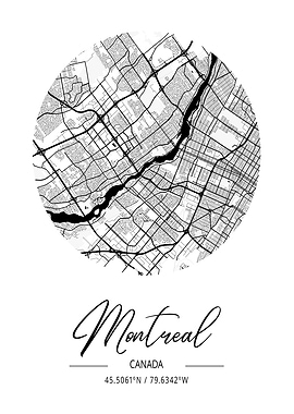 Montreal City Map