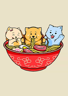 Ramen and cats