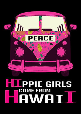 Hippie Hawaii Girl Hippie
