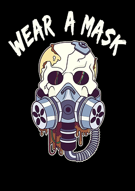 Gasmask Skull Horror gas