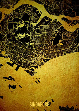 Singapore gold map
