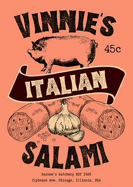 Vinnies Salami Retro