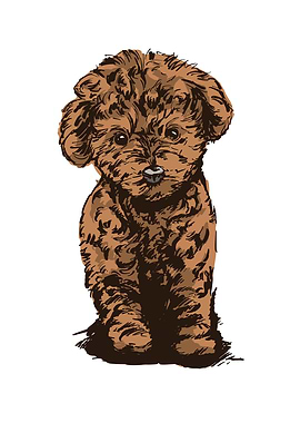 Cute Poodle Dog Lover Gift