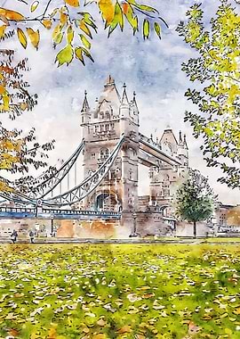 London In Watercolor