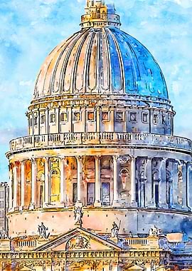 London In Watercolor