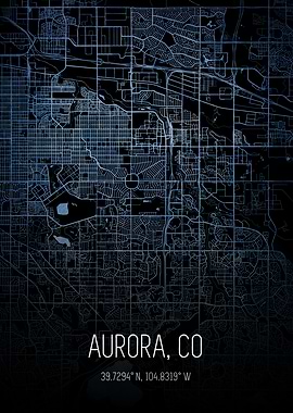 Aurora City Map