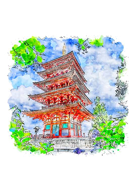 Japan in Watercolor