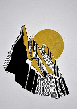 El chalten gold and black