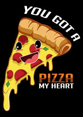 Piece Of My Pizza Heart Pi