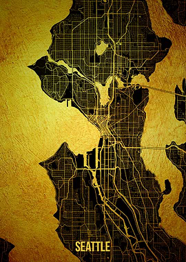Seattle gold map