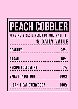 Vintage Peach Label Decor