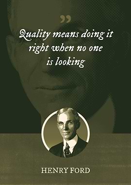 Quality means doing it