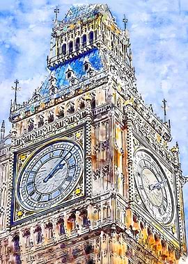 London In Watercolor