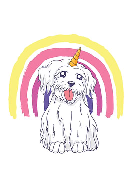 Cute Unicorn Dog Gift LGBT
