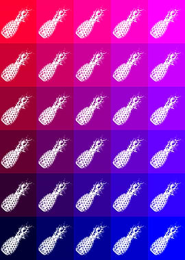 Ananas Pop Art