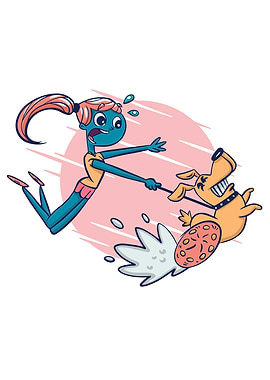 Funny Dog Walking Gift