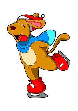 Dog Ice skater Ice skating