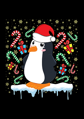 Christmas Penguin With