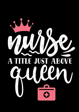 A title just above queen