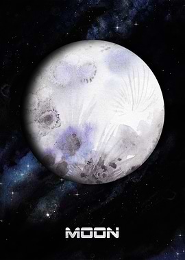 MOON Watercolor