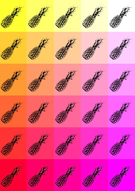 Ananas Pop Art